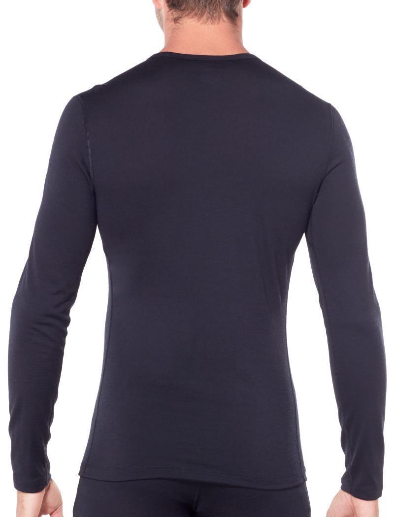 Merino 200 Oasis LS Crewe - Mens - Black 3