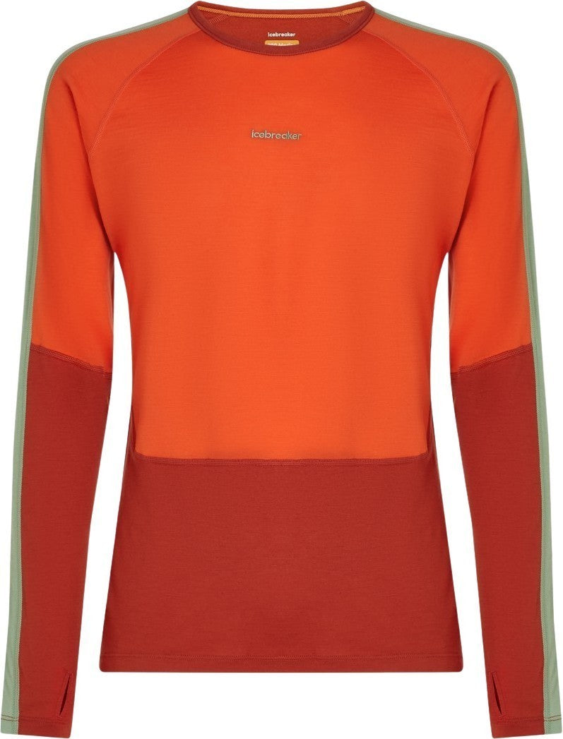 Merino 200 Oasis+ LS Crewe - Mens - agate / fervid / seaglass / cb 1