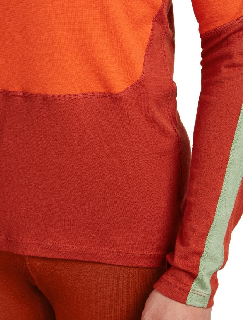 Merino 200 Oasis+ LS Crewe - Mens - agate / fervid / seaglass / cb 1