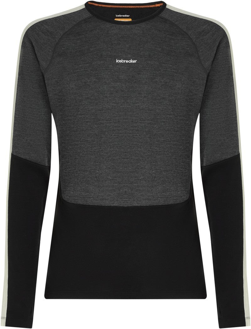 Merino 200 Oasis+ LS Crewe - Mens - black / jet heather / undyed / cb 1