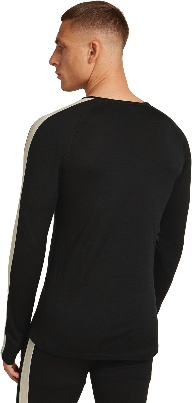 Merino 200 Oasis+ LS Crewe - Mens - black / jet heather / undyed / cb 1