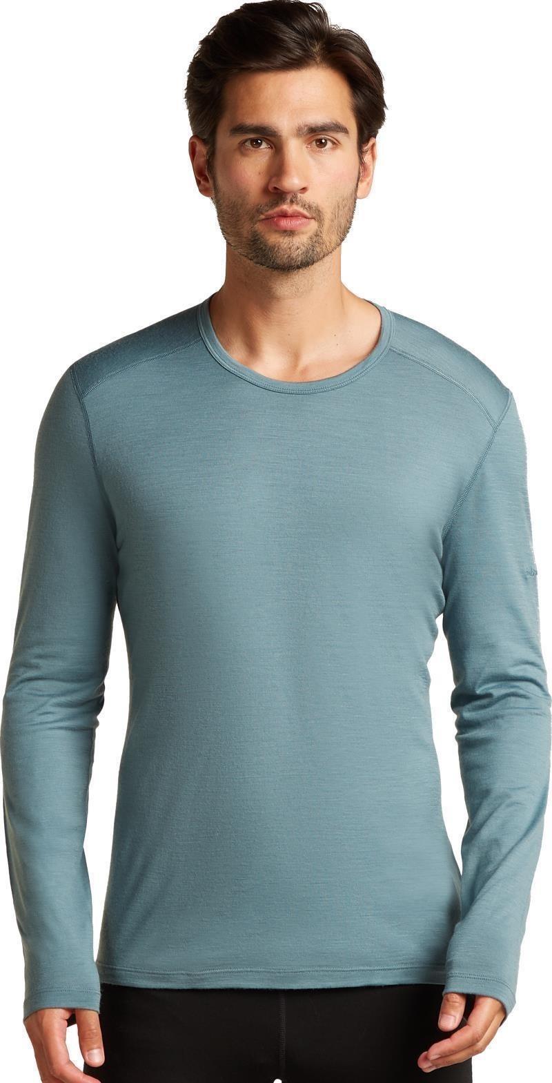 Merino 200 Oasis LS Crewe - Mens - blue ash 1