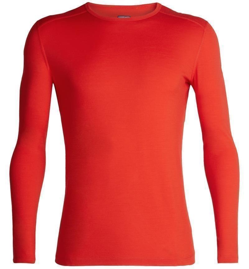 Merino 200 Oasis LS Crewe - Mens - chili red 1
