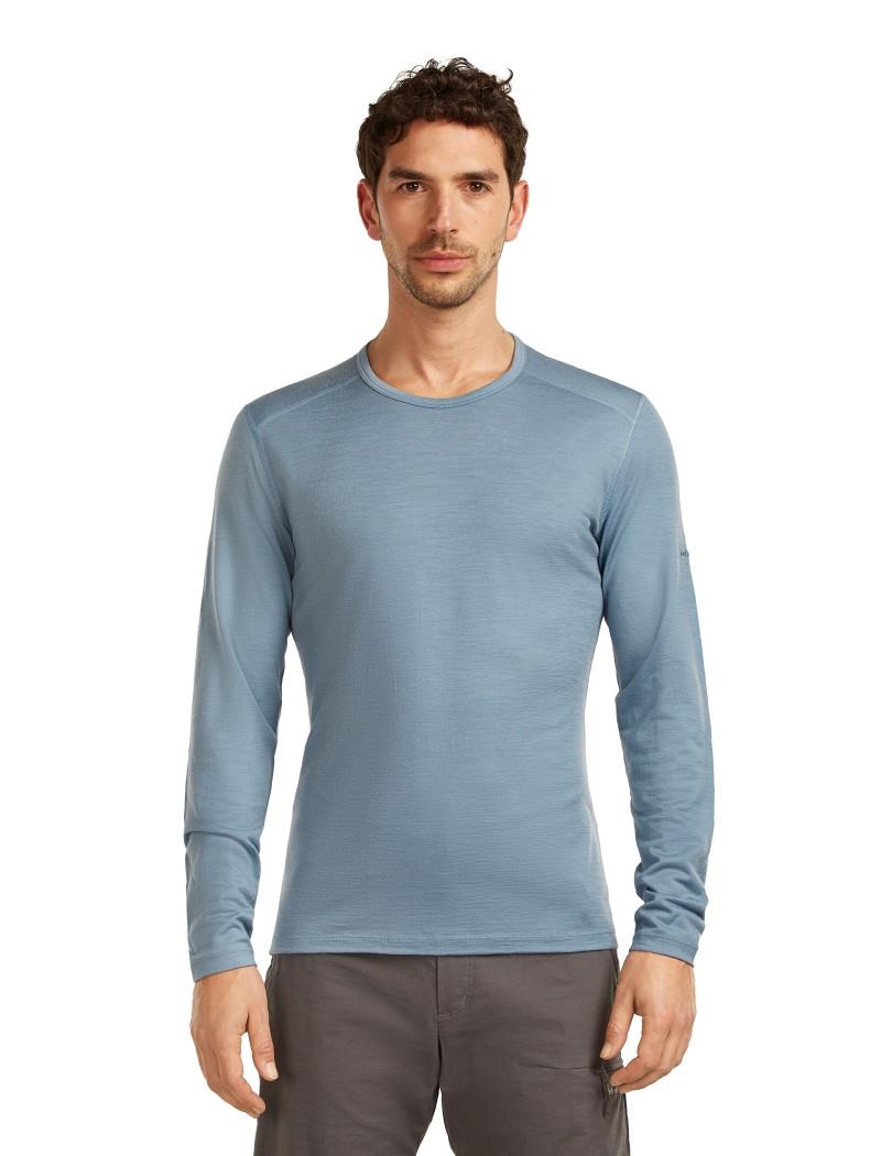 Merino 200 Oasis LS Crewe - Mens - flint blue 1