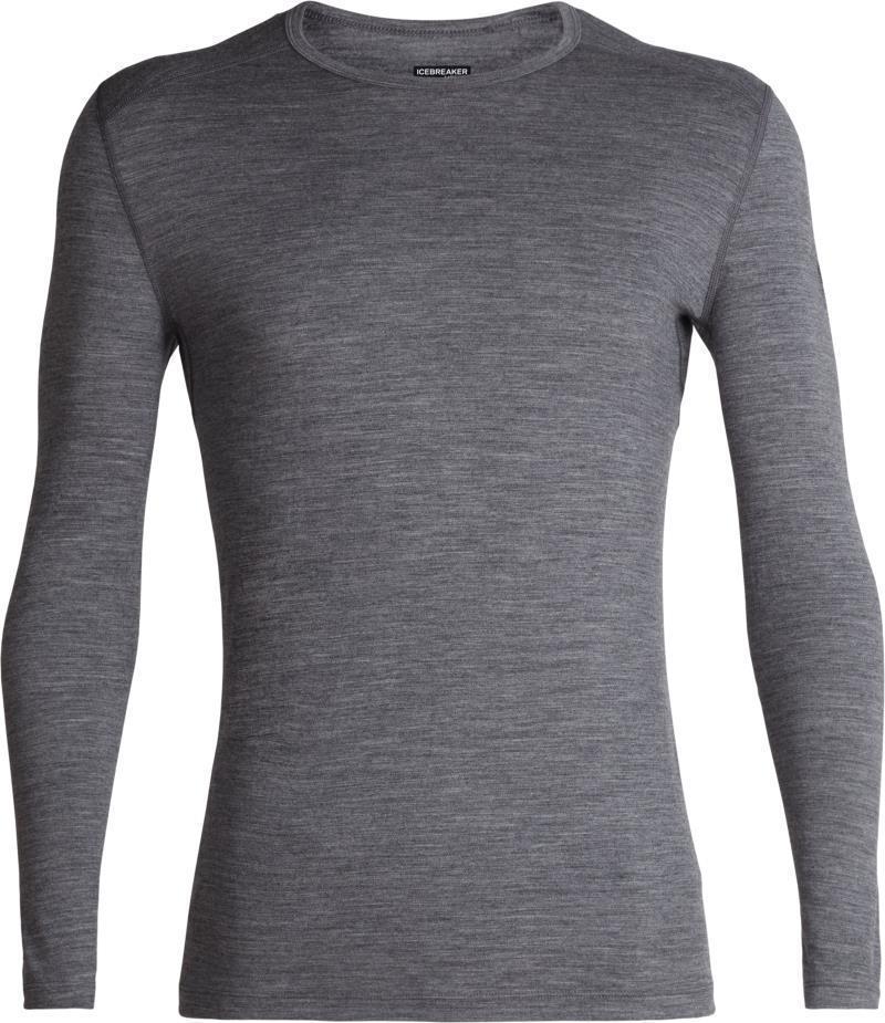 Merino 200 Oasis LS Crewe - Mens - gritstone heather 1