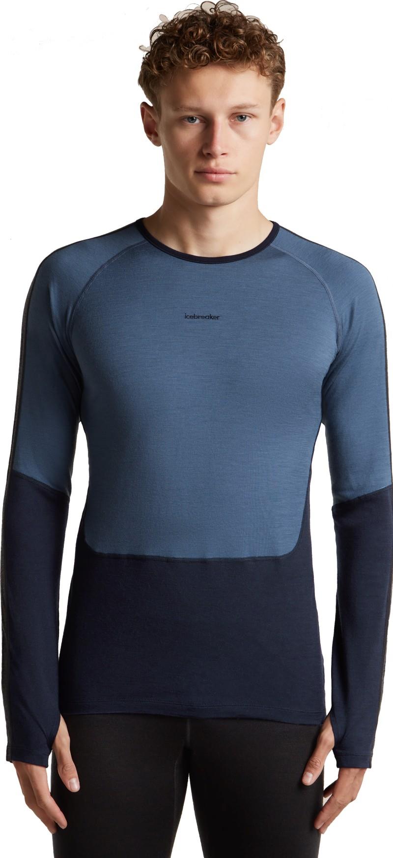 Merino 200 Oasis+ LS Crewe - Mens - midnight navy / dawn / jet heather / cb 1