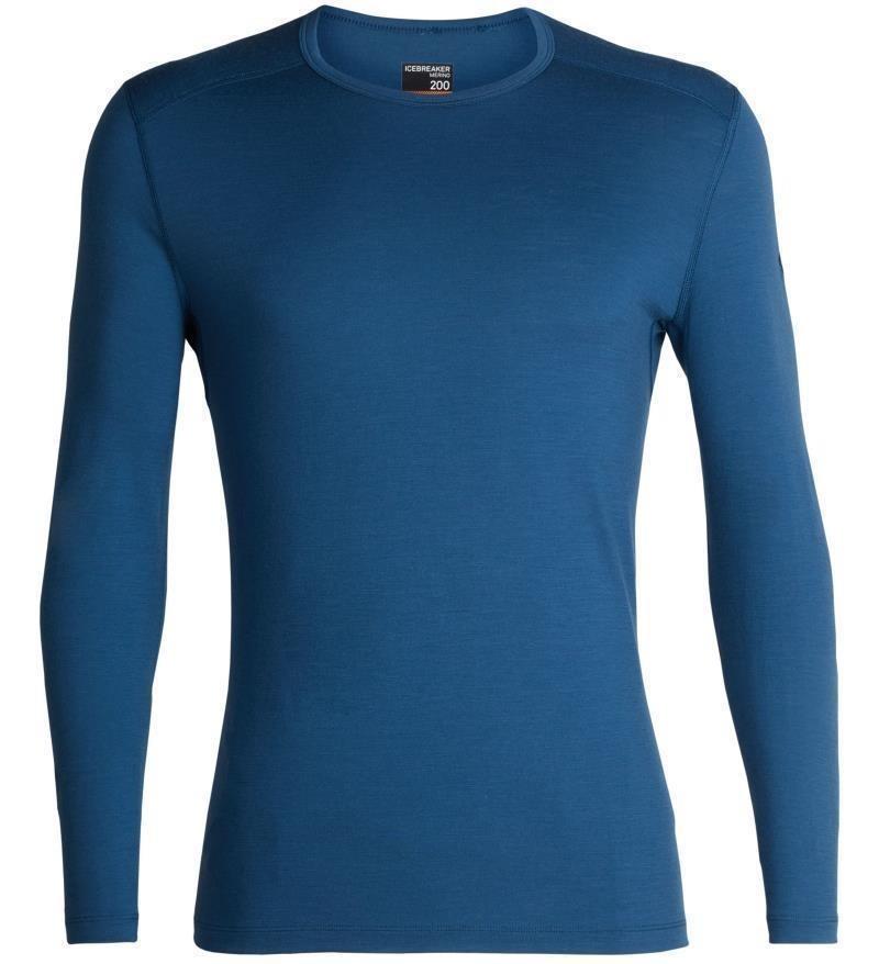 Merino 200 Oasis LS Crewe - Mens - prussian blue 1
