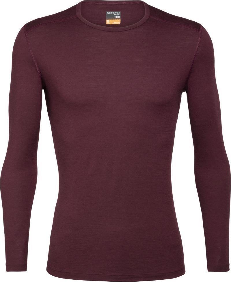 Merino 200 Oasis LS Crewe - Mens - redwood 1