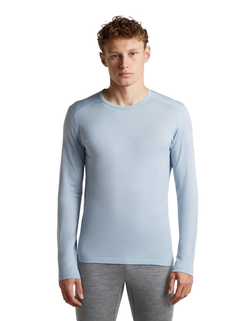 Merino 200 Oasis LS Crewe - Mens - zinc blue 1
