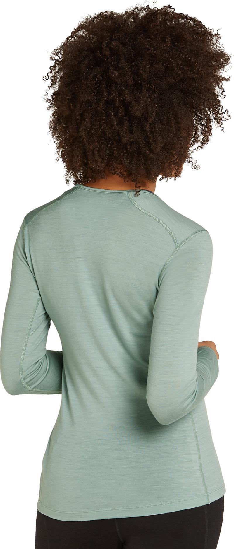 Merino 200 Oasis LS Crewe - Mountain Pulse - Womens - moss 1