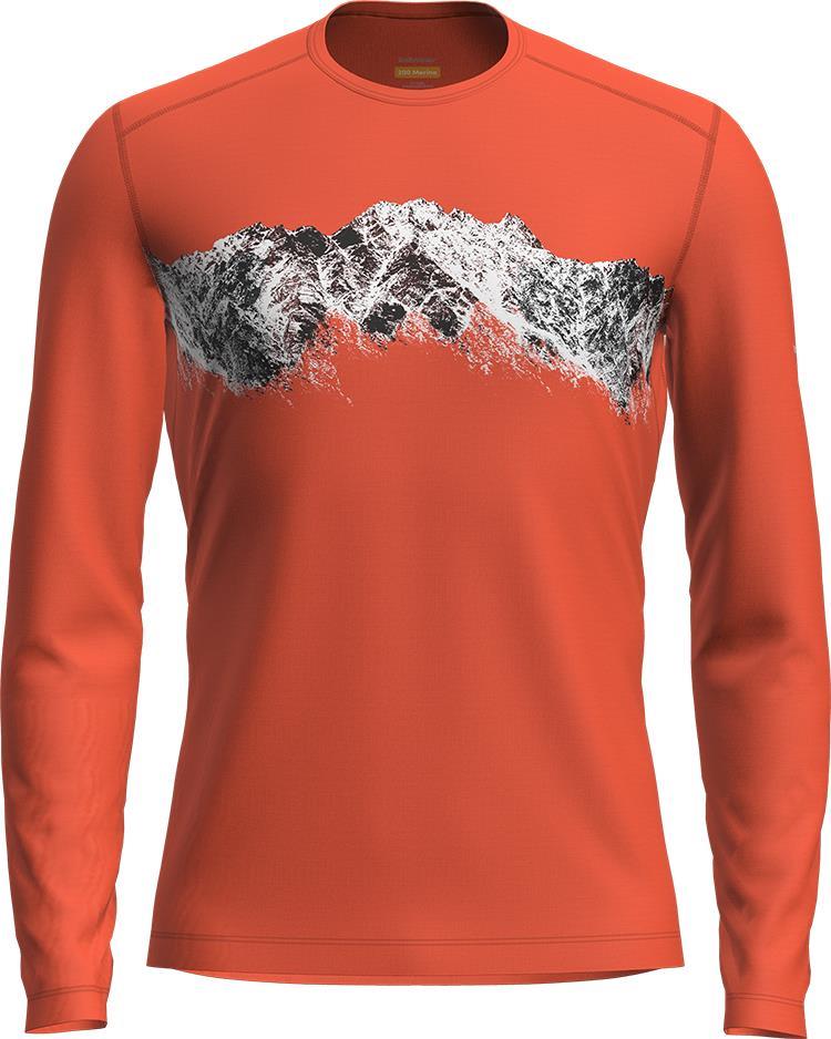 Merino 200 Oasis LS Crewe - Remarkables - Mens - blaze 1