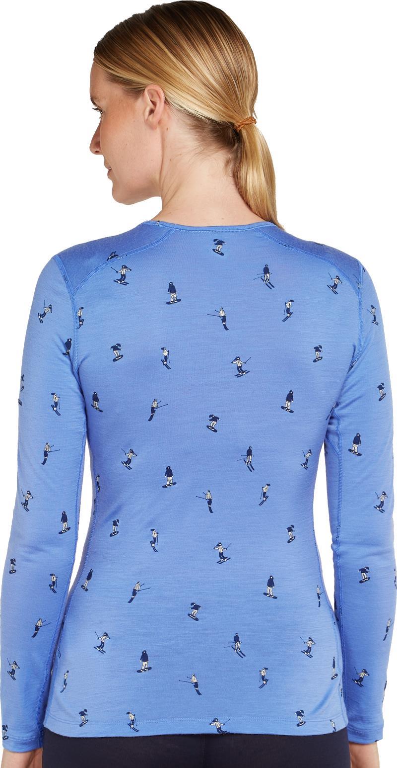 Merino 200 Oasis LS Crewe - Snow Day - Womens - baja / aop 1