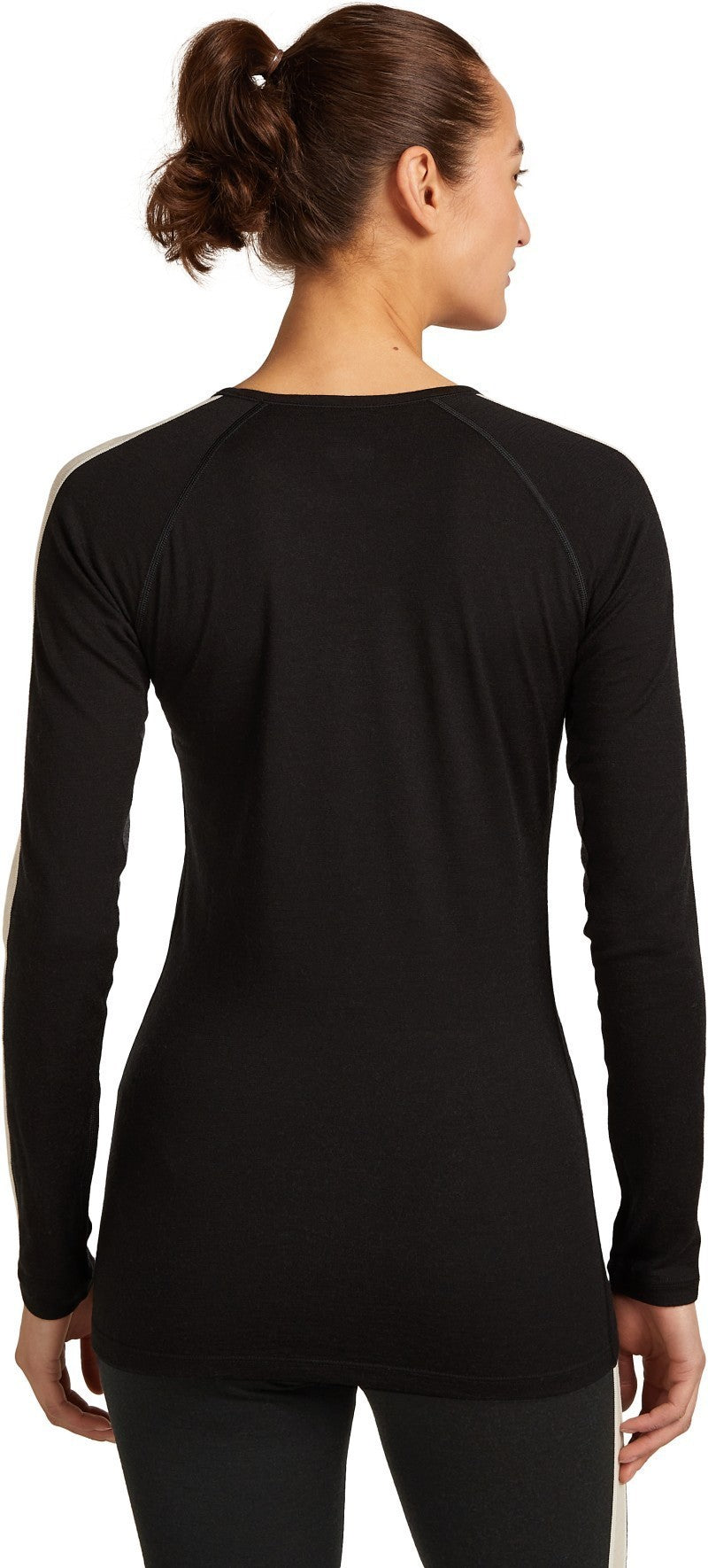 Merino 200 Oasis+ LS Crewe - Womens - black / jet heather / undyed / cb 1