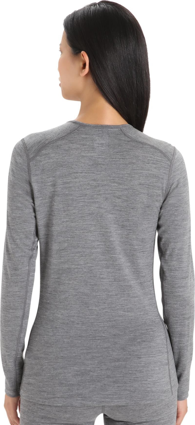 Merino 200 Oasis LS Crewe - Womens - gritstone heather 1