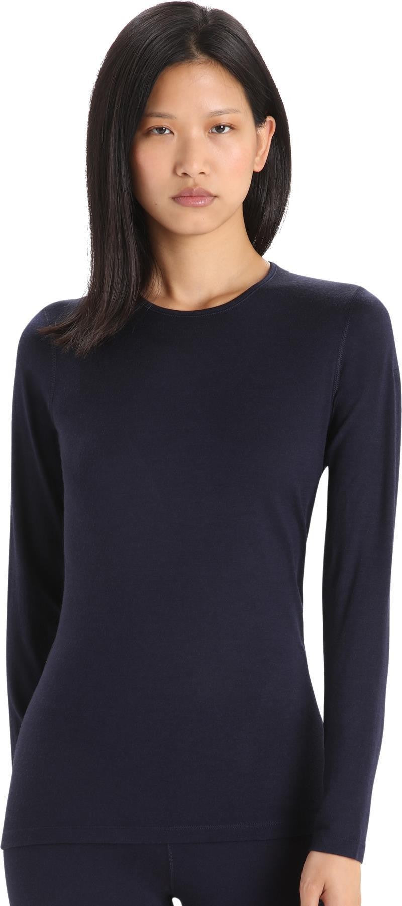 Merino 200 Oasis LS Crewe - Womens - midnight navy 1