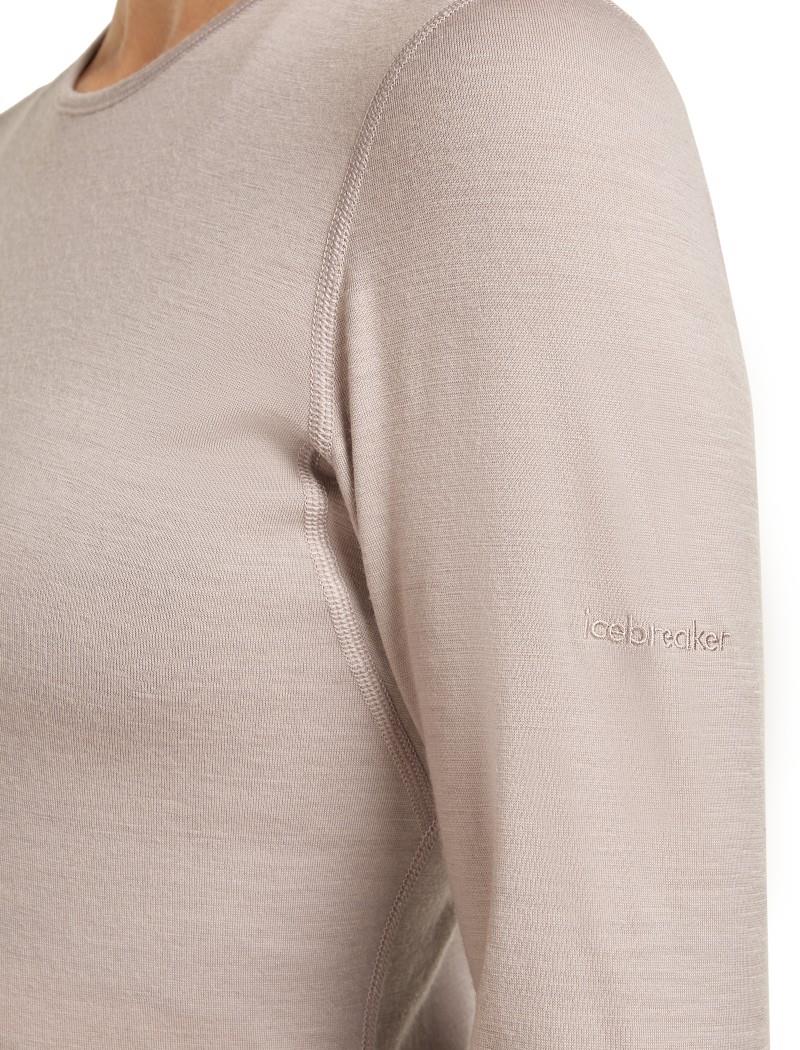 Merino 200 Oasis LS Crewe - Womens - pink quartz 1