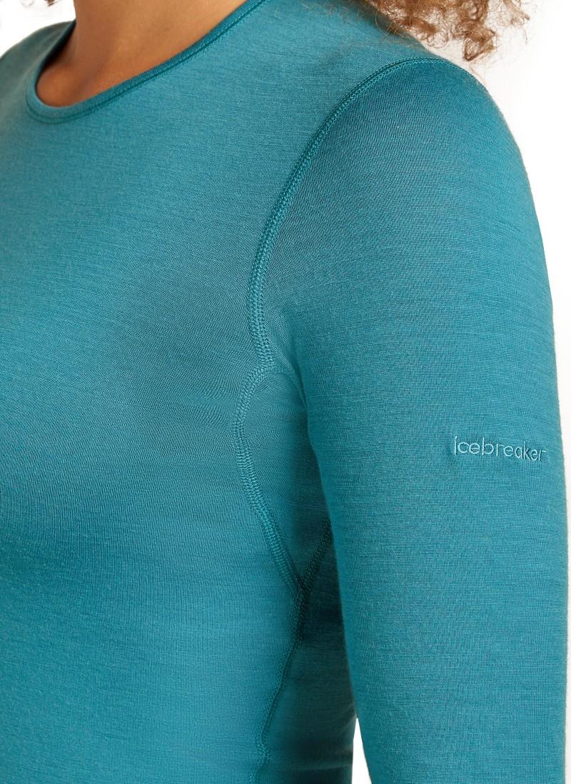 Merino 200 Oasis LS Crewe - Womens - topaz 1
