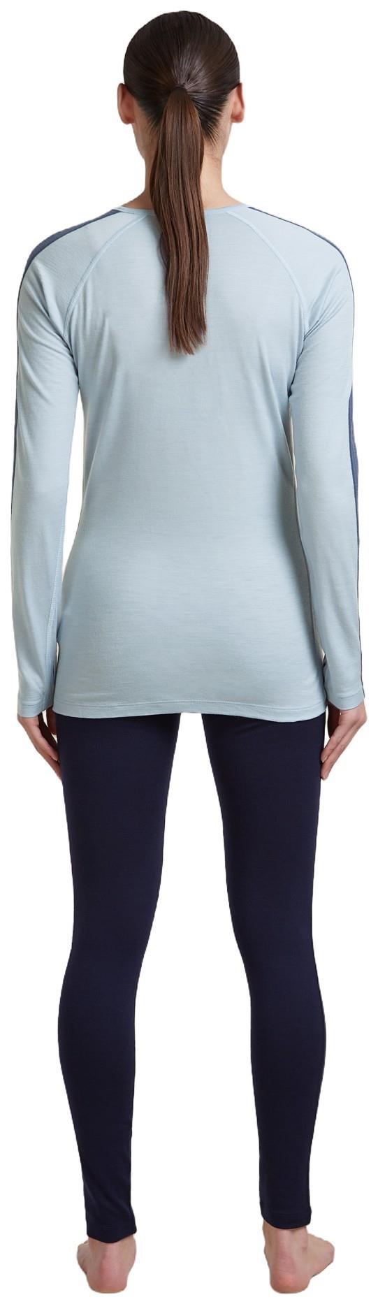 Merino 200 Oasis+ LS Crewe - Womens - zinc blue / ecru heather / dawn / cb 1