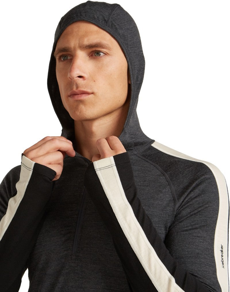 Merino 200 Oasis+ LS Half Zip Hoodie - Mens -  1