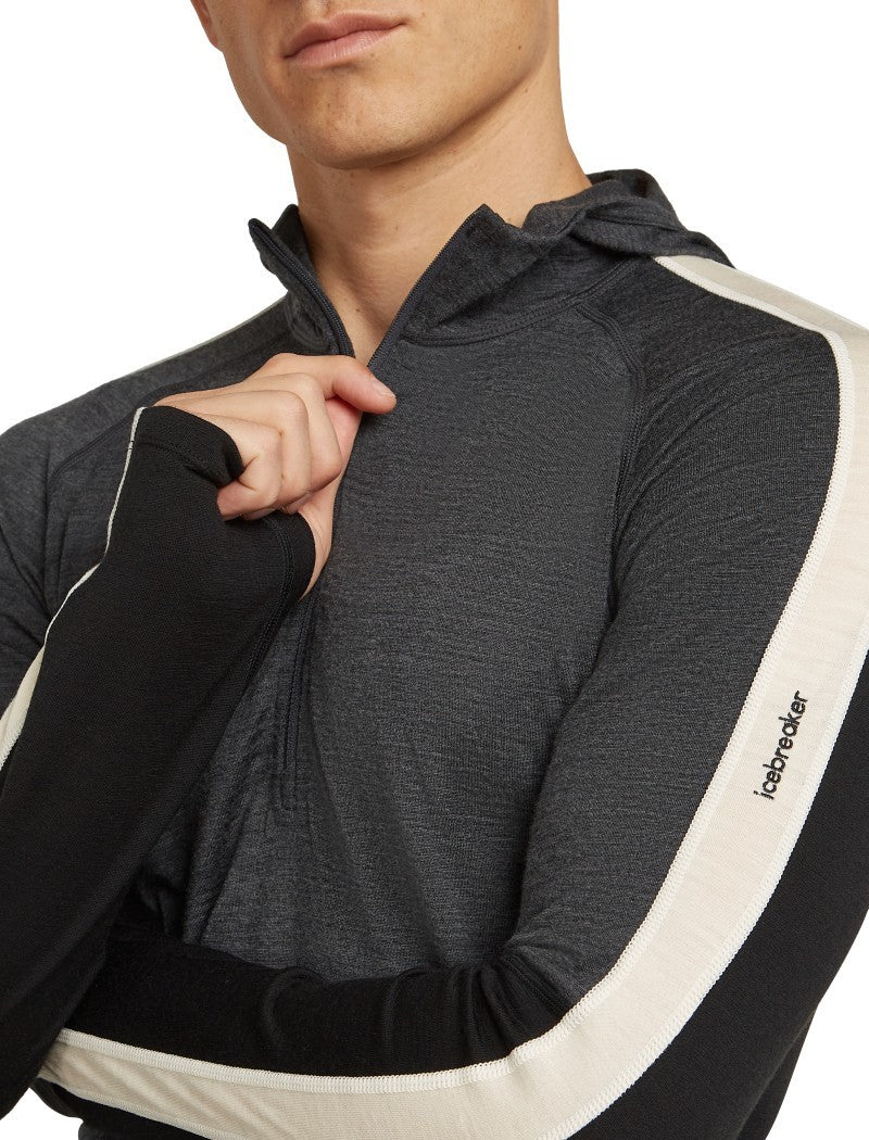 Merino 200 Oasis+ LS Half Zip Hoodie - Mens -  1