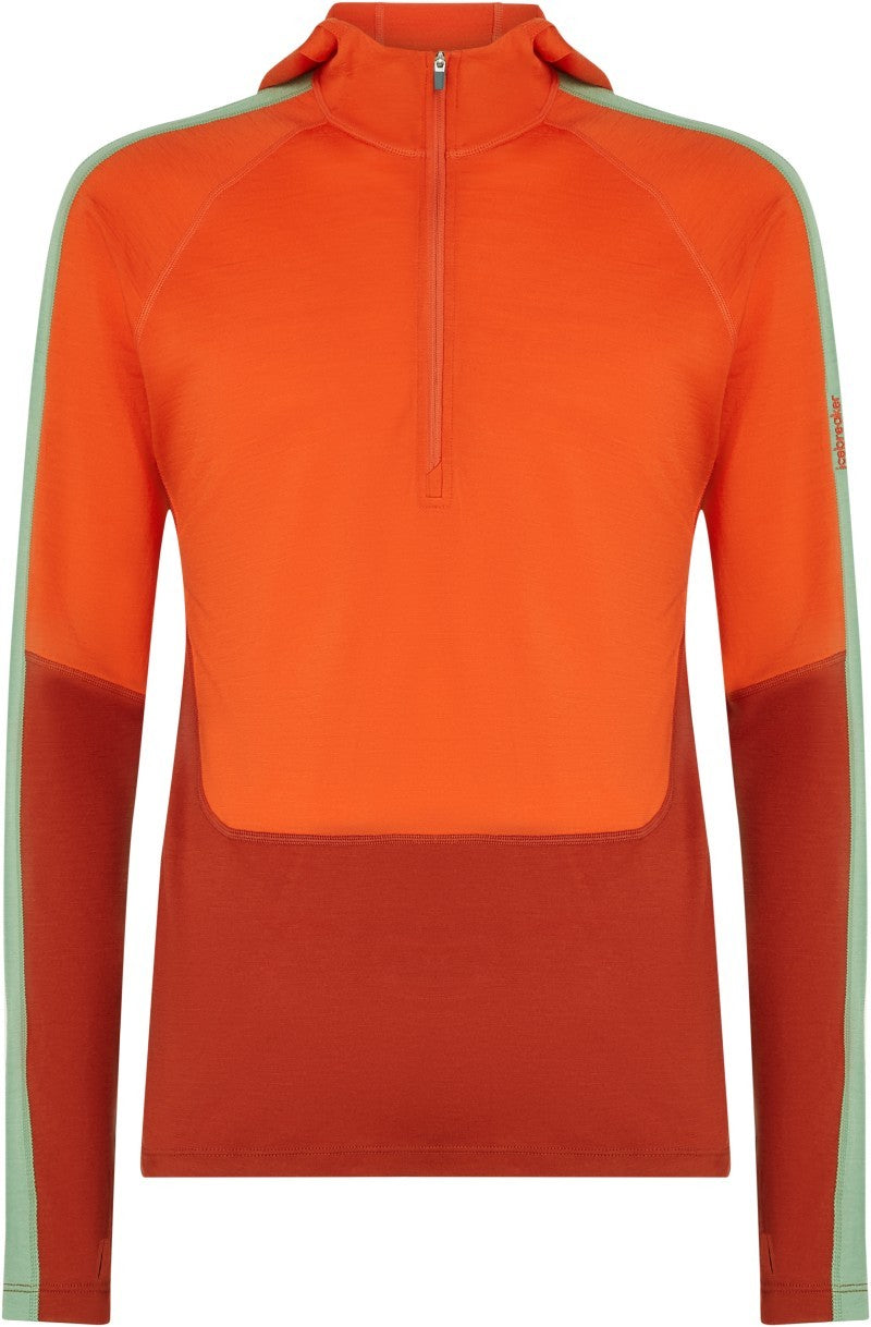 Merino 200 Oasis+ LS Half Zip Hoodie - Mens - agate / fervid / seaglass / cb 1