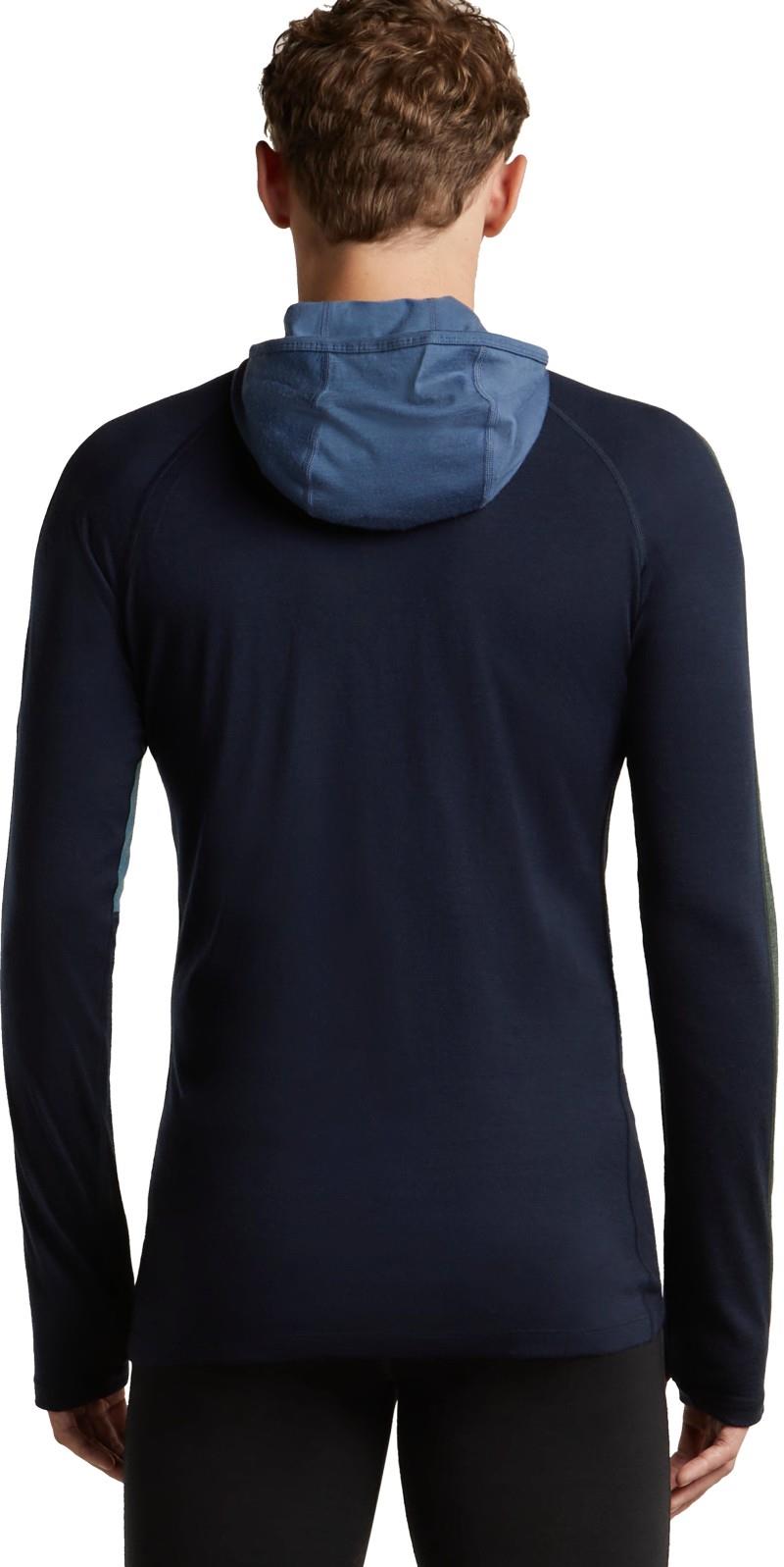 Merino 200 Oasis+ LS Half Zip Hoodie - Mens - midnight navy / dawn / jet heather / cb 1