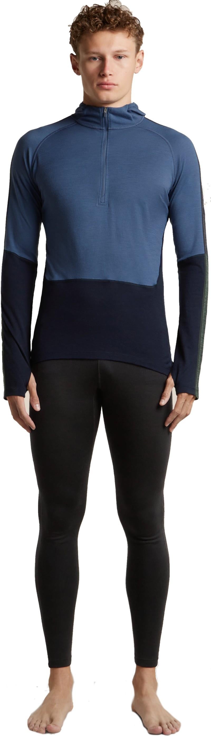 Merino 200 Oasis+ LS Half Zip Hoodie - Mens - midnight navy / dawn / jet heather / cb 1