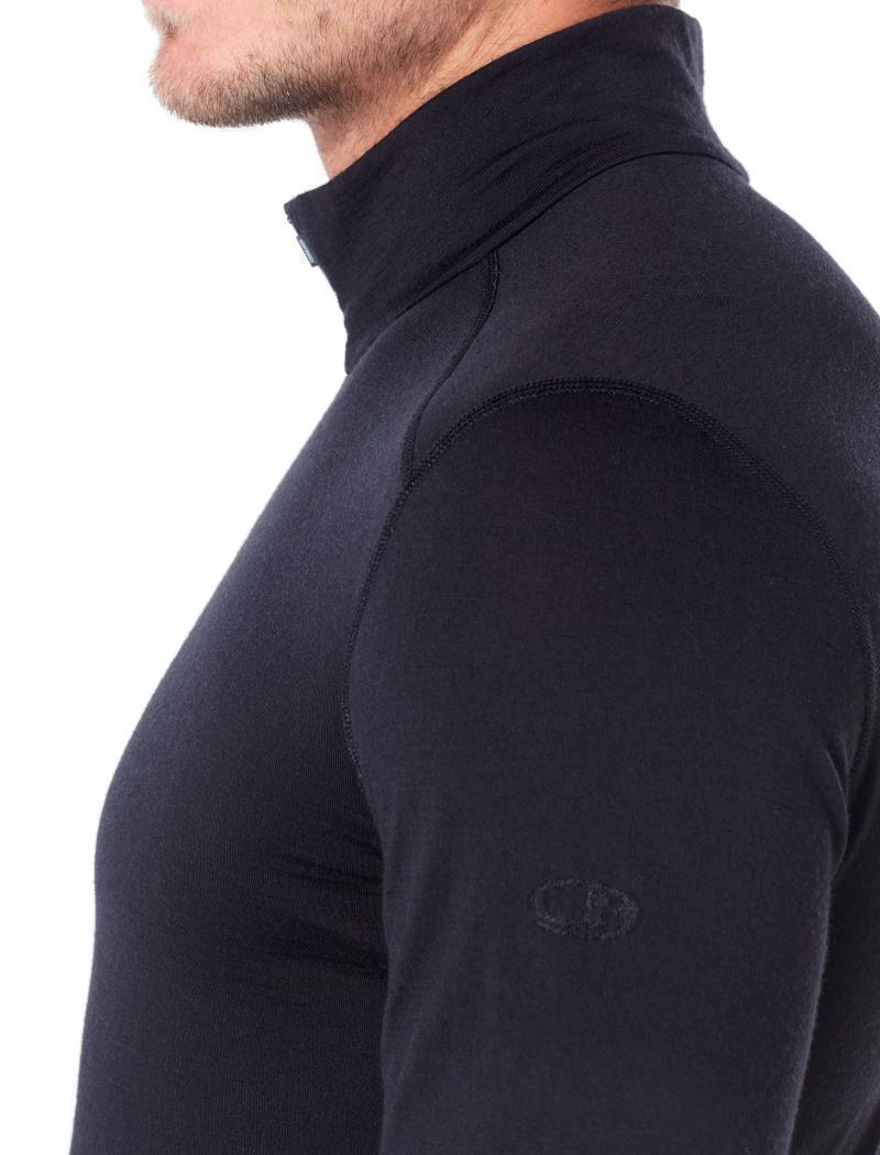Merino 200 Oasis LS Half Zip - Mens - Black 4