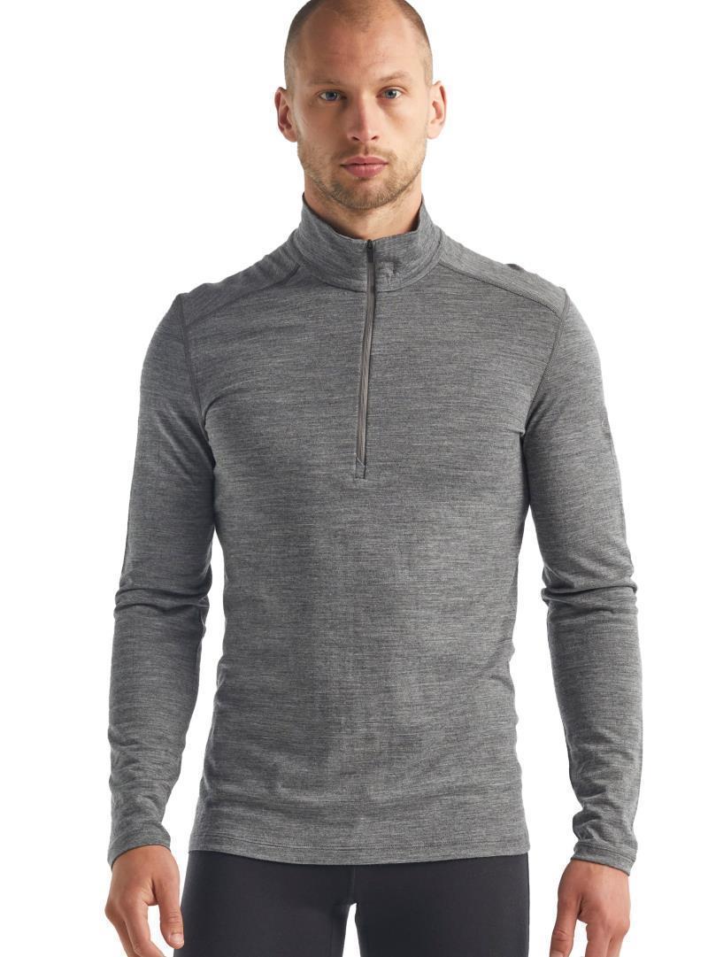 Merino 200 Oasis LS Half Zip - Mens - Gritstone Heather 2