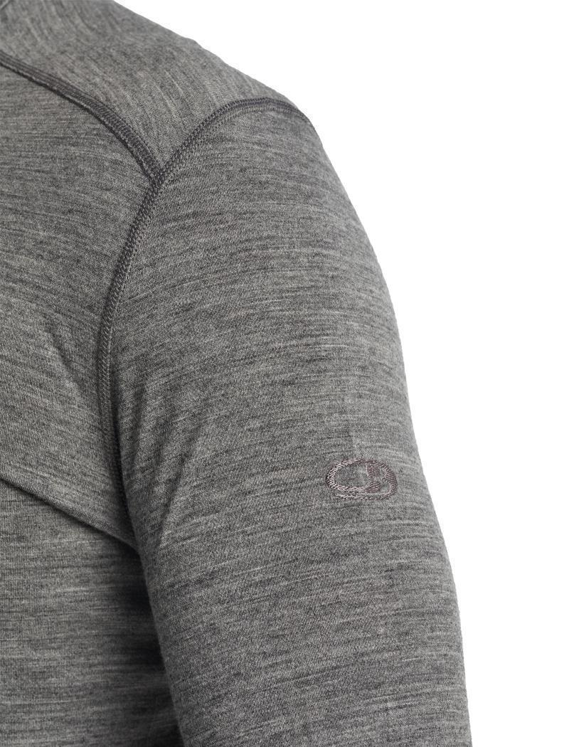 Merino 200 Oasis LS Half Zip - Mens - Gritstone Heather 5