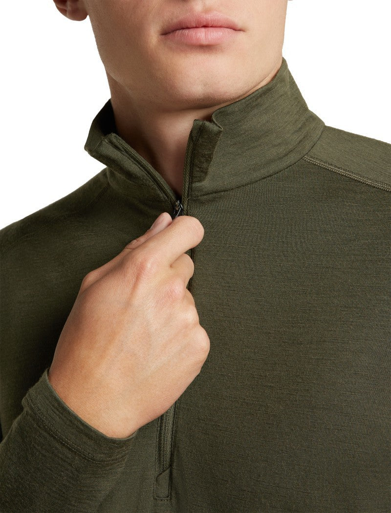 Merino 200 Oasis LS Half Zip - Mens - dark loden 1