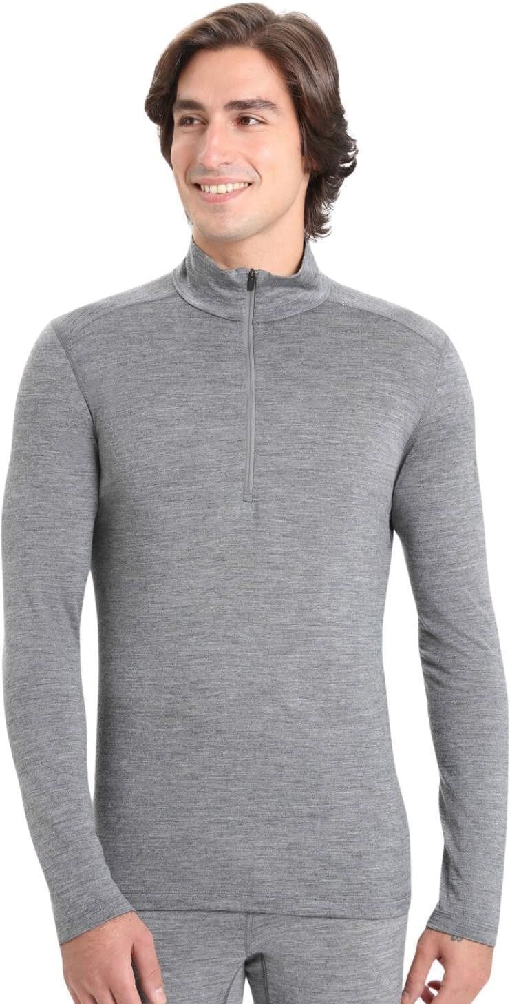 Merino 200 Oasis LS Half Zip - Mens - gritstone heather 1