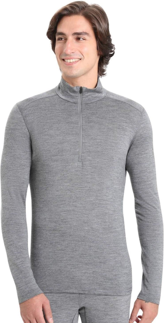 Merino 200 Oasis LS Half Zip - Mens - gritstone heather 1