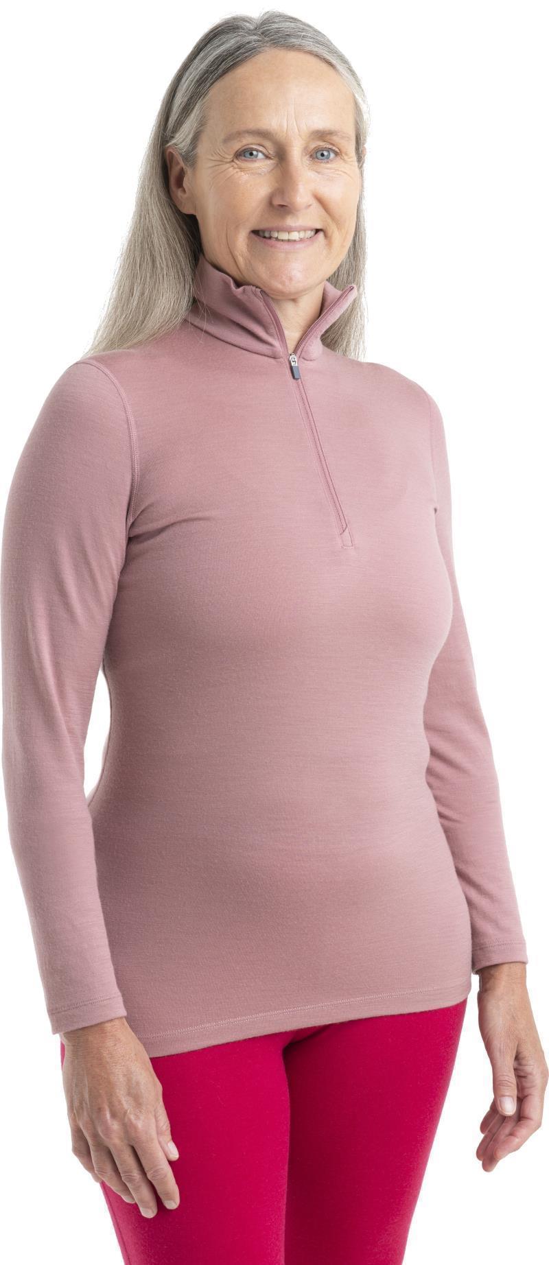 Merino 200 Oasis LS Half Zip - Womens - Crystal 1