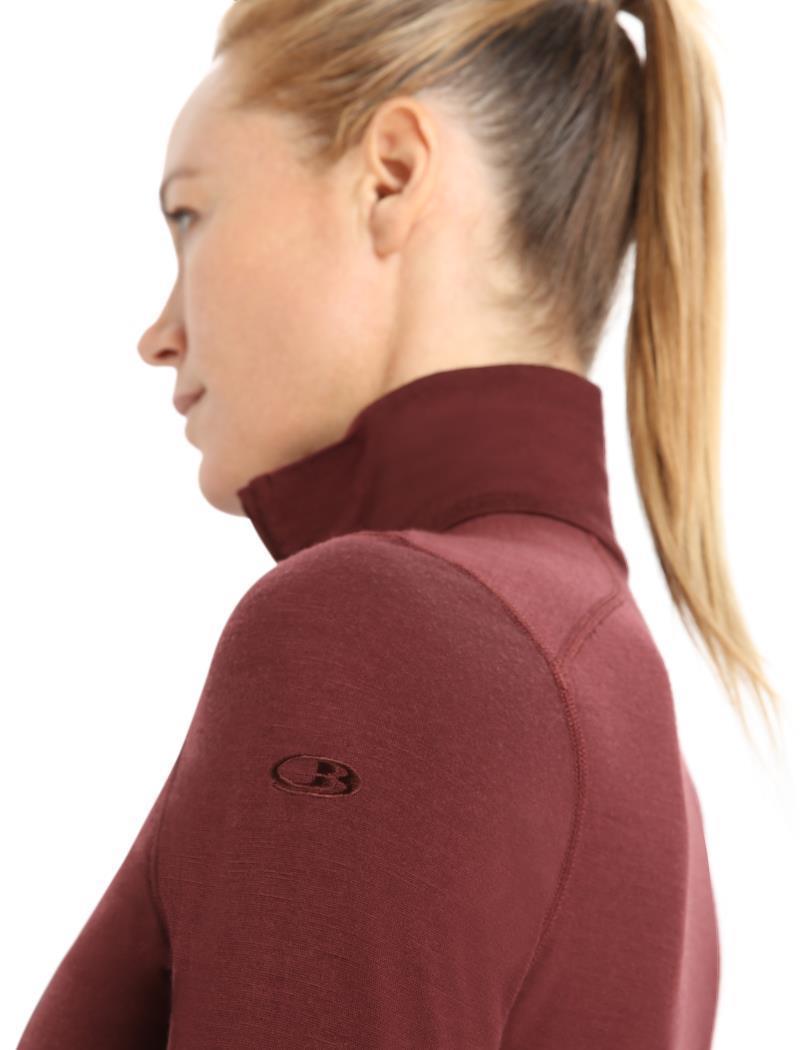 Merino 200 Oasis LS Half Zip - Womens - Espresso 5