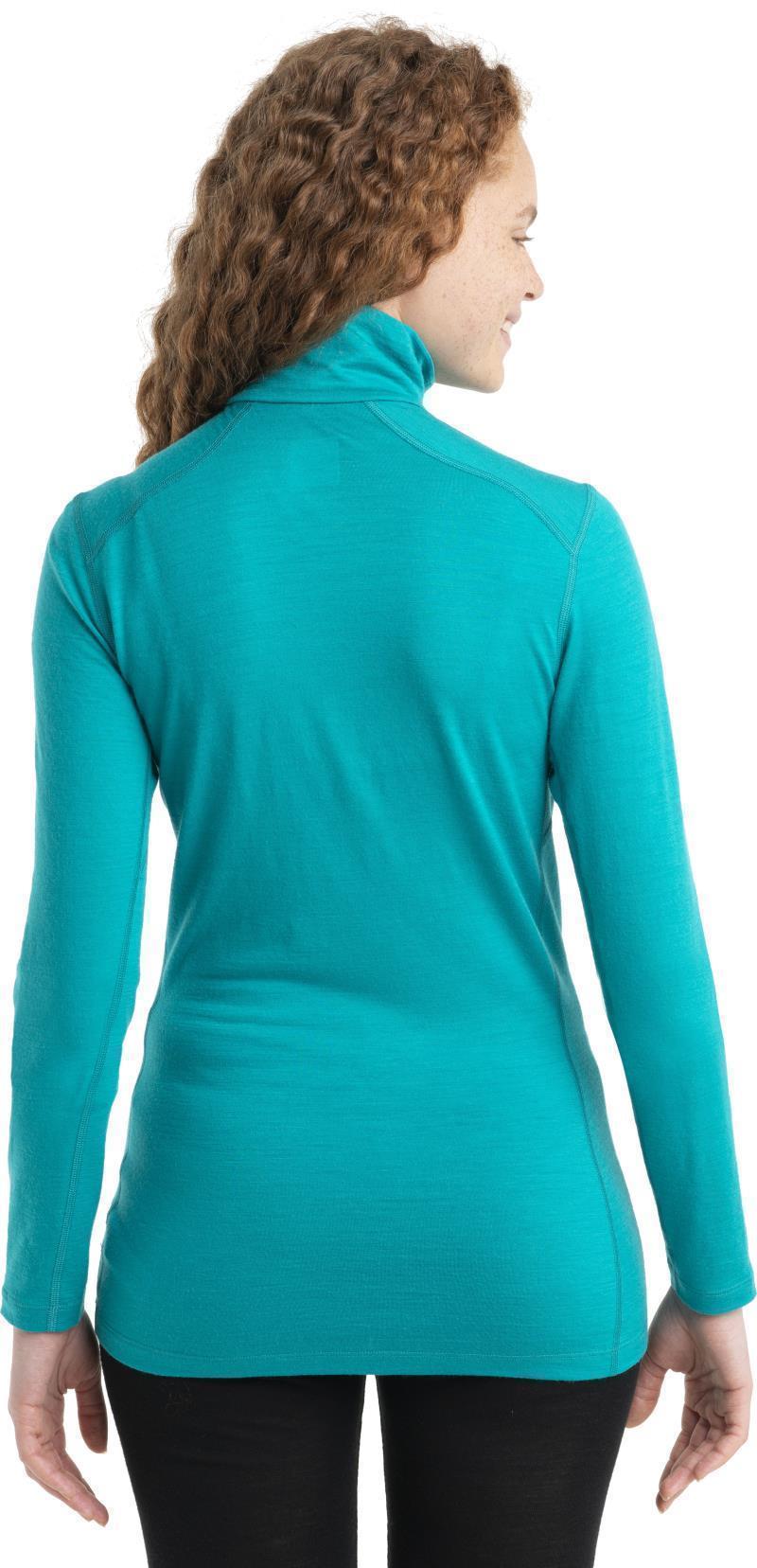 Merino 200 Oasis LS Half Zip - Womens - Flux Green 2