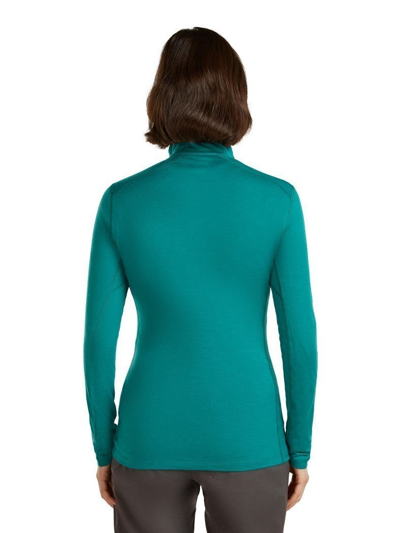 Merino 200 Oasis LS Half Zip - Womens - tidal teal 1