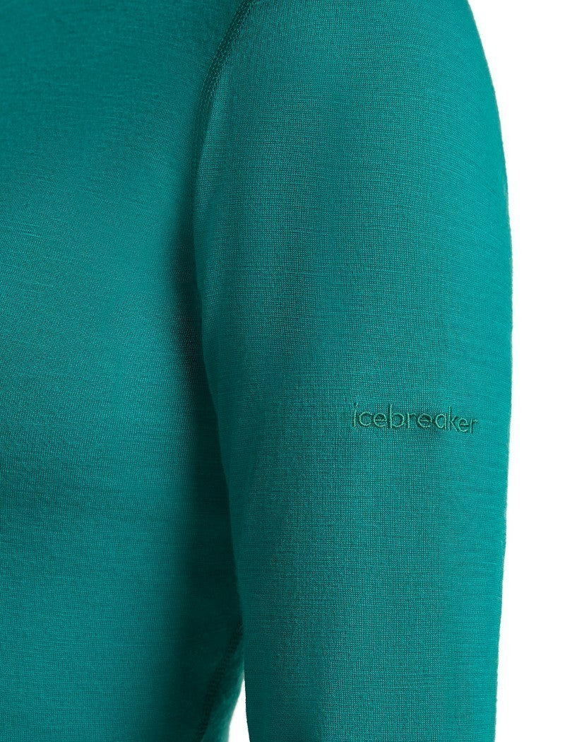 Merino 200 Oasis LS Half Zip - Womens - tidal teal 1