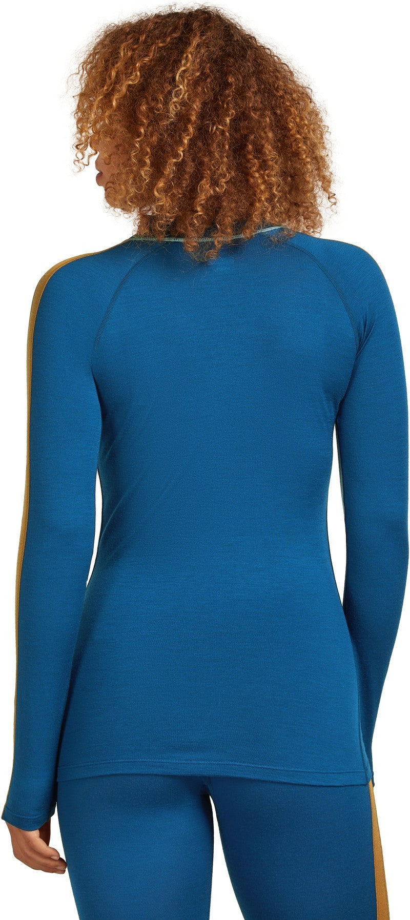 Merino 200 Oasis+ LS High Neck - Womens - atlantis / hydro / trail / cb 1