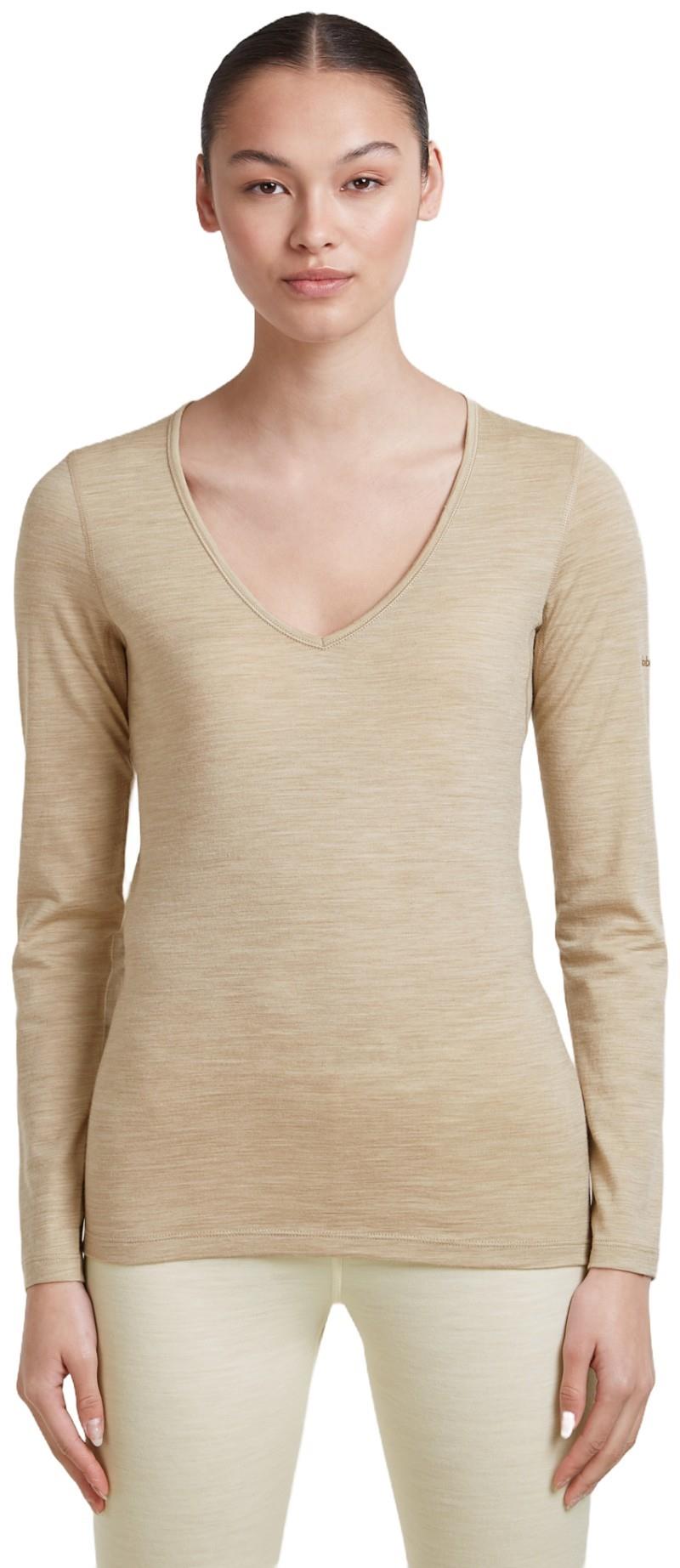 Merino 200 Oasis LS V-Neck - Womens - bay heather 1