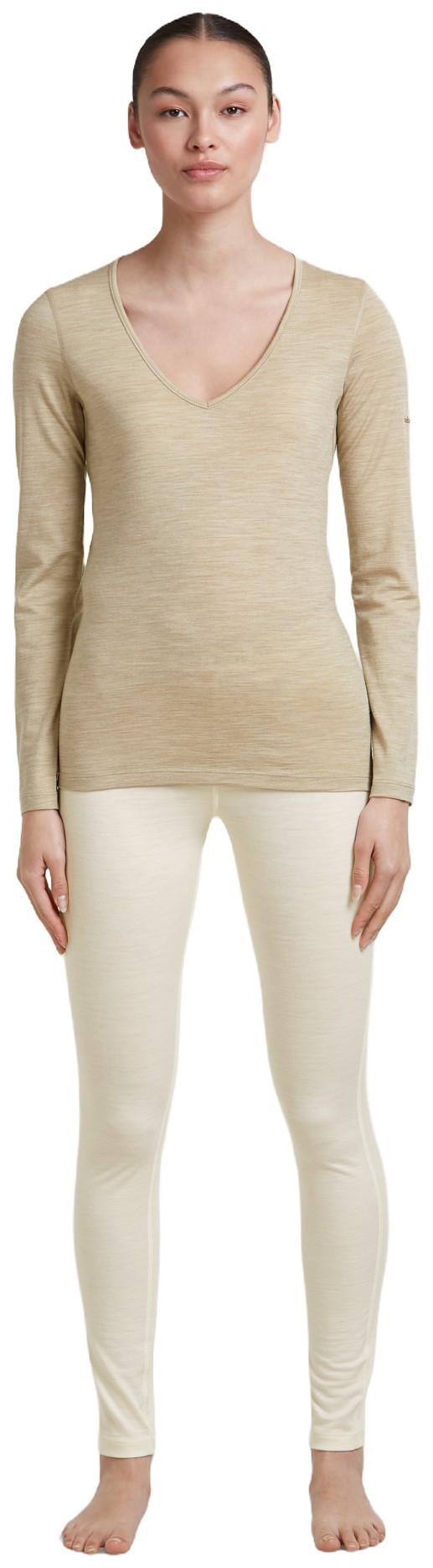 Merino 200 Oasis LS V-Neck - Womens - bay heather 1
