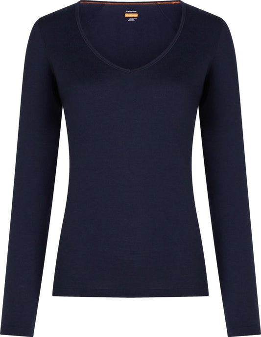 Merino 200 Oasis LS V-Neck - Womens - midnight navy 1