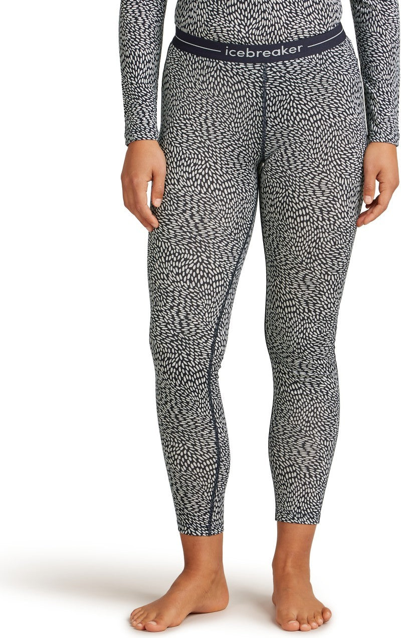 Merino 200 Oasis Leggings GRX1 - Womens - midnight navy / snow / aop 1