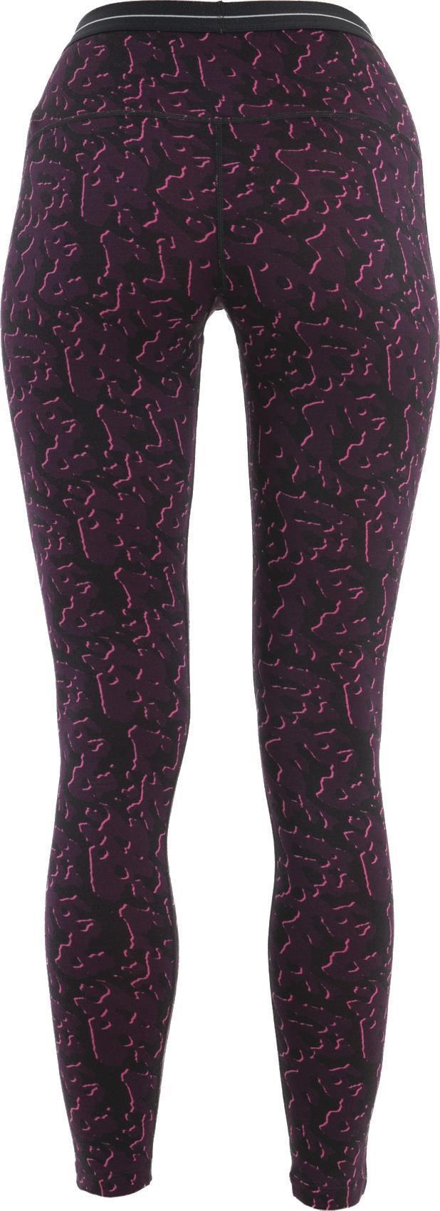 Merino 200 Oasis Leggings - Macro Camo - Womens - Tempo / Black / Nightshade / AOP 2