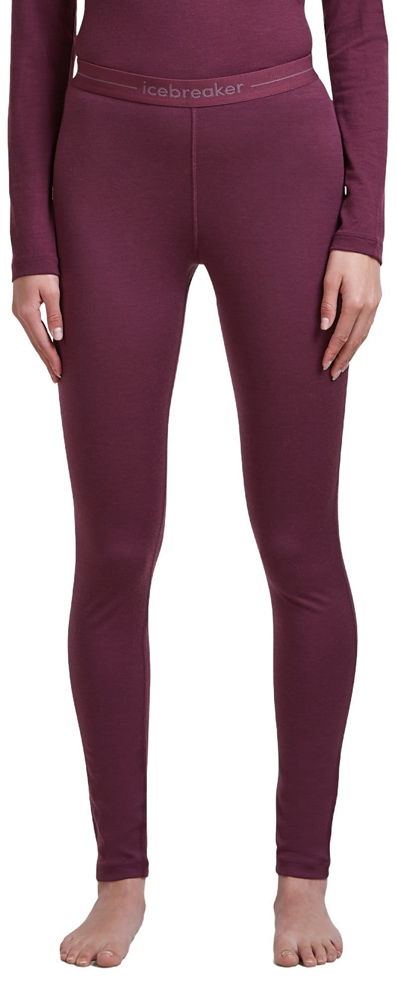 Merino 200 Oasis Leggings - Womens - dark berry 1