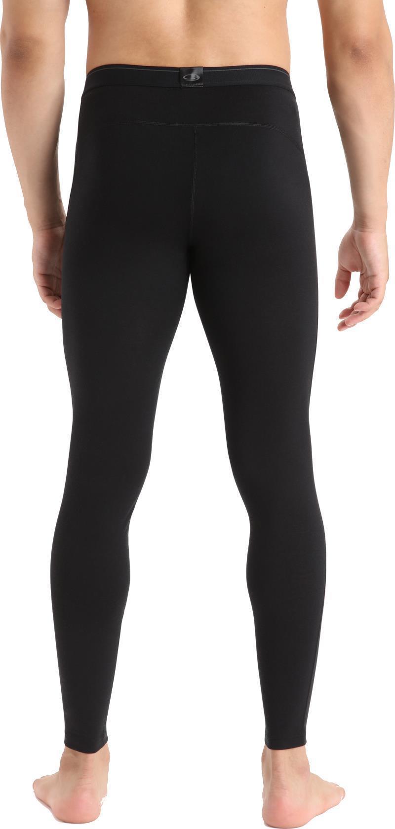 Merino 200 Oasis Leggings with Fly - Mens - black 1