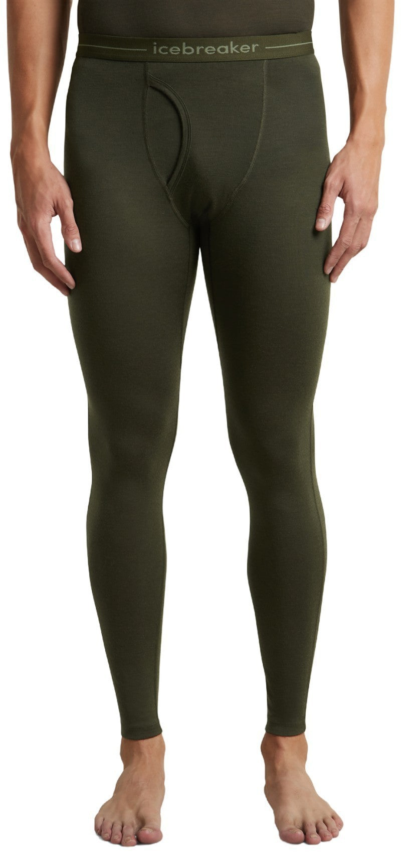 Merino 200 Oasis Leggings with Fly - Mens - dark loden 1