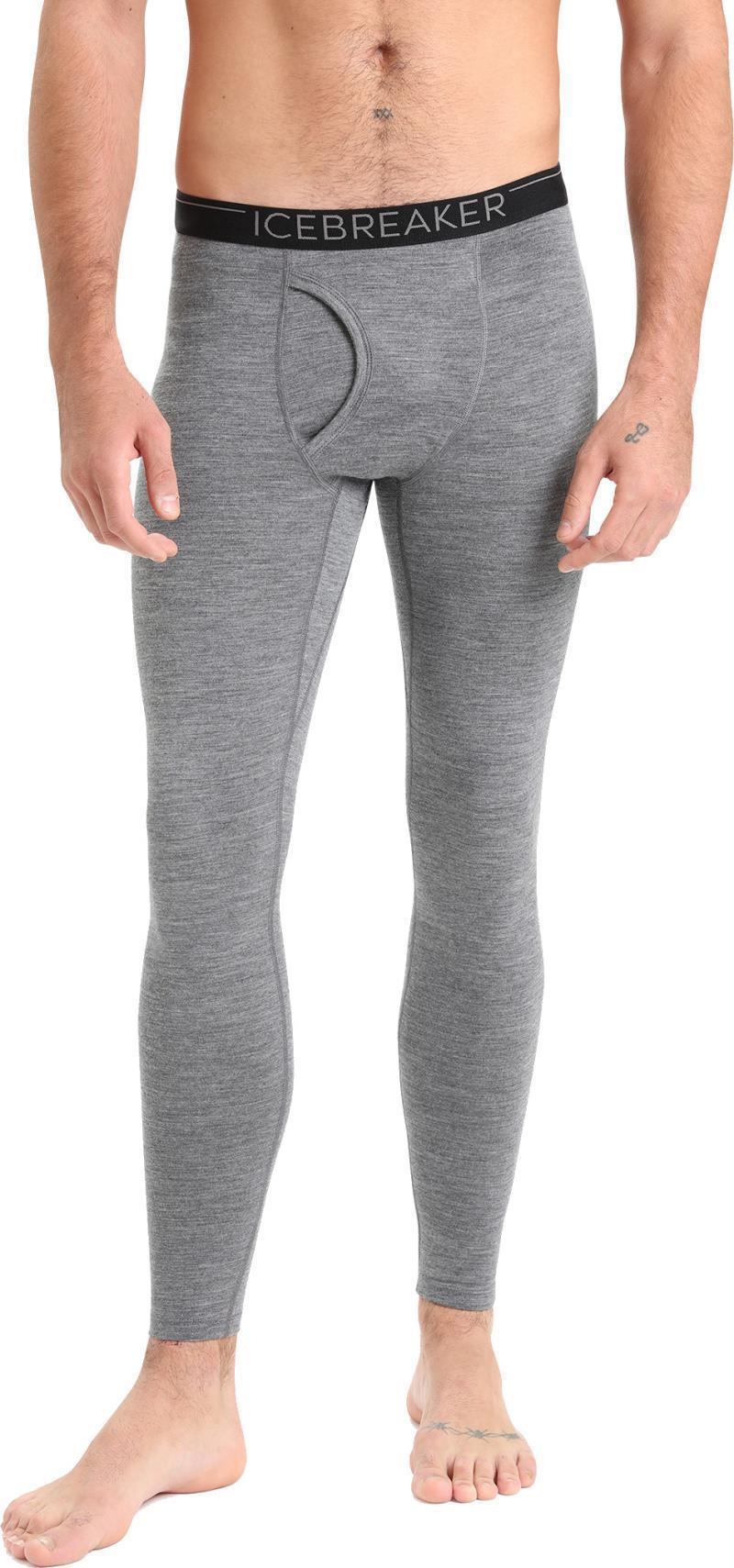 Merino 200 Oasis Leggings with Fly - Mens - gritstone heather 1