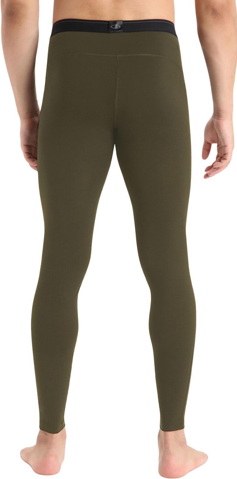 Merino 200 Oasis Leggings with Fly - Mens - loden 1