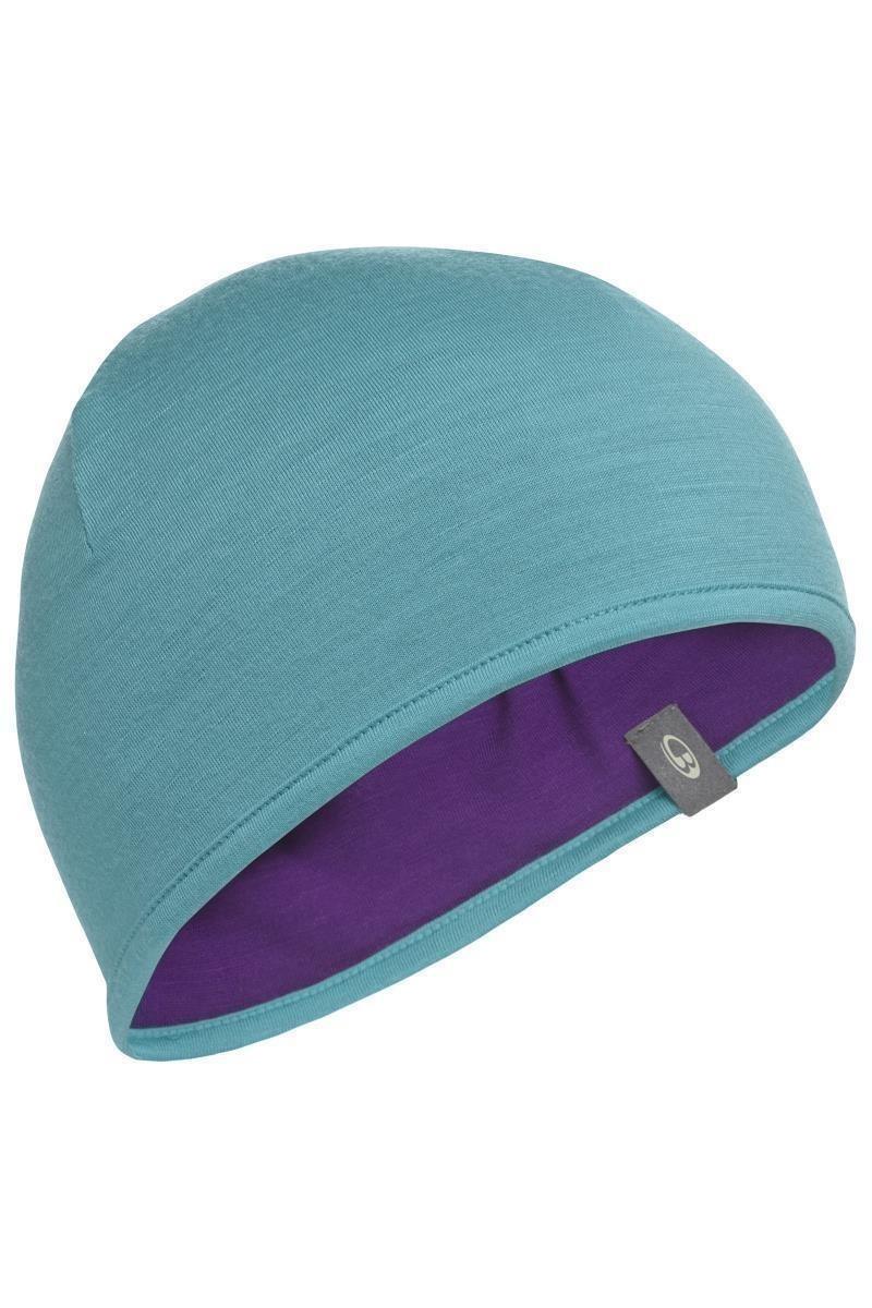 Merino 200 Oasis Reversible Beanie - aquamarine / emperor 1